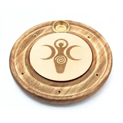 R�gelsesholder i tr� med Gudinde, Halvm�ner og Spirituel Symbolik