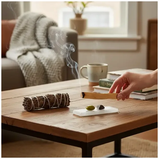 Indre Balance � Renselseskit med Krystaller og Hellige Dufte