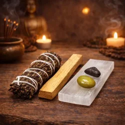 Indre Balance � Renselseskit med Krystaller og Hellige Dufte