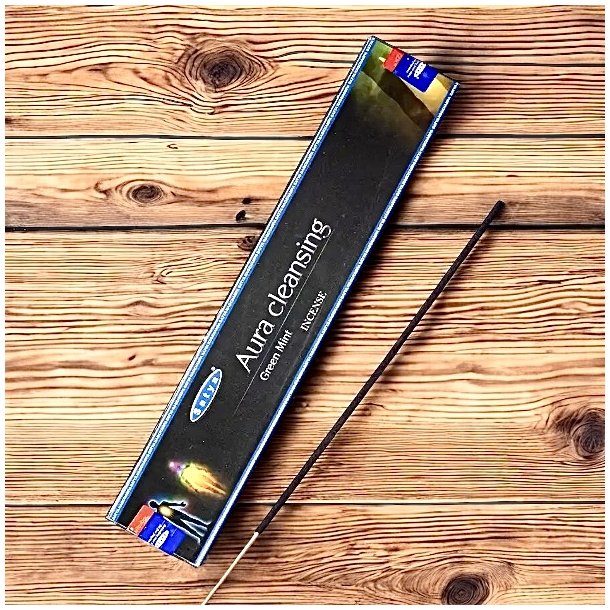 Rgelsespinde Satya Aura Cleansing, green mint - 15 gram