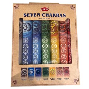 7 Chakra Rgelsespinde i Gaveske fra HEM  Oplev Harmoni og Balance