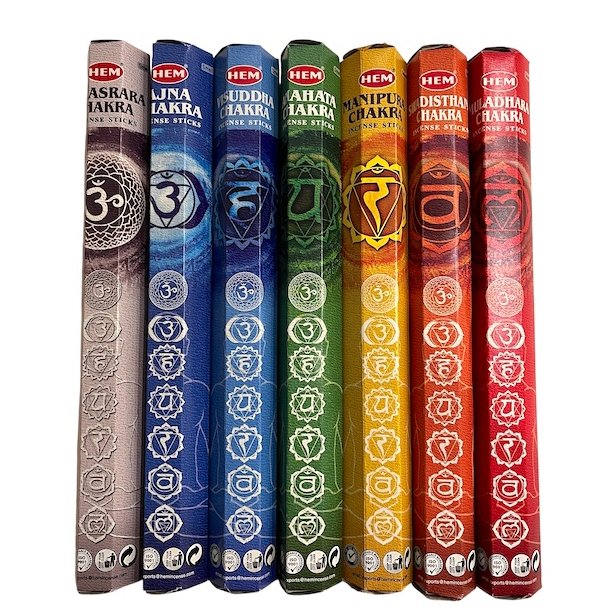 7 Chakra Rgelsespinde i Gaveske fra HEM  Oplev Harmoni og Balance