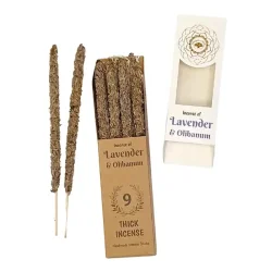 Lavendel &amp; Olibanum R�gelse � H�ndrullede Botaniske R�gelsespinde til Meditation &amp; Ro