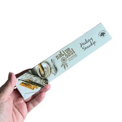 Native Soul Healing Smudge rgelsespinde  12 stk. hndrullede med hvid salvie &amp; Palo Santo