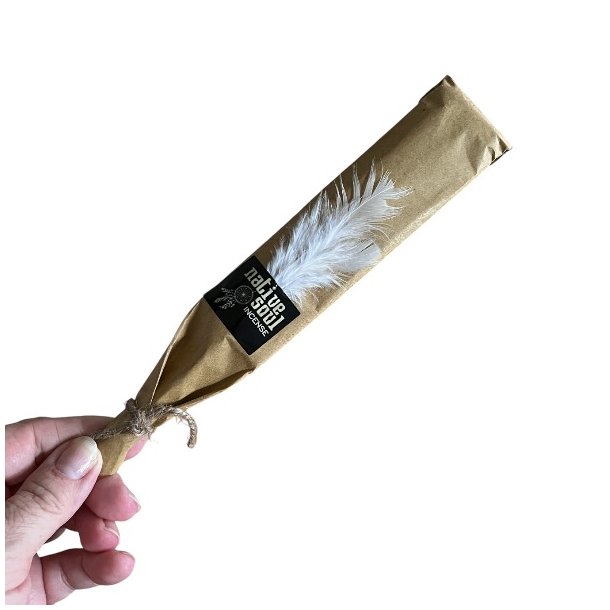 Native Soul Healing Smudge rgelsespinde  12 stk. hndrullede med hvid salvie &amp; Palo Santo