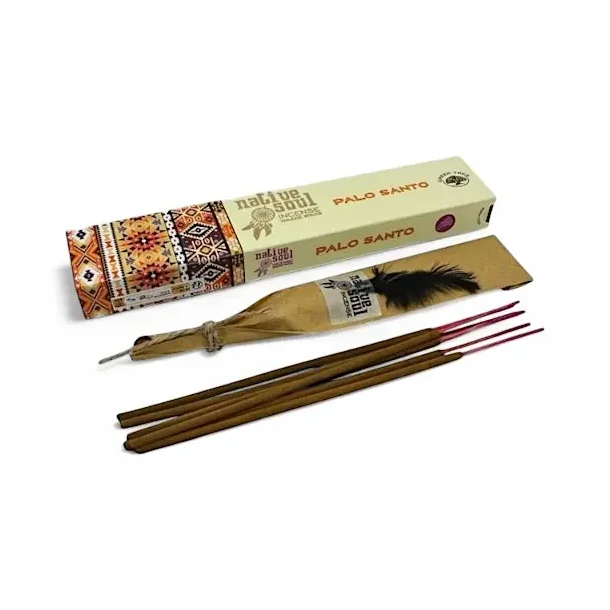 Native Soul Palo Santo r�gelsespinde � ca. 12 stk. luksuri�s h�ndrullet r�gelse