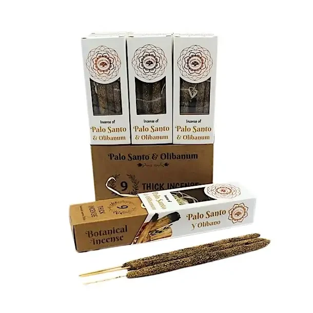 Hndrullet Rgelsespinde i Topkvalitet med Palo Santo &amp; Olibanum