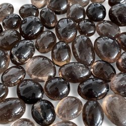 Rgkvarts Lommesten, Runde/ovale,  Ml imellem 2 - 3 cm