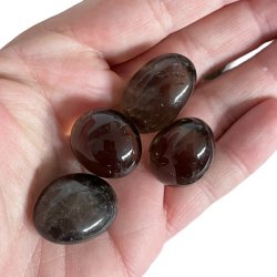 Rgkvarts Lommesten, Runde/ovale,  Ml imellem 2 - 3 cm