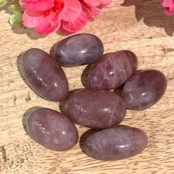 Pink ametyst | Lommesten | Ml 3 - 4 cm