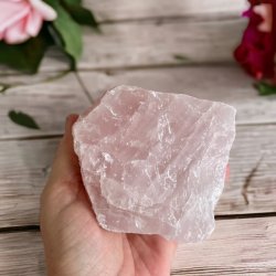 Rosenkvarts | r | Vgt ca. 400 - 450 gram