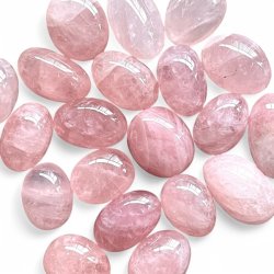 Rosenkvarts | Rosakvarts Lommesten  Ekstra Fin Kvalitet til Store Lommer (3-4 cm)