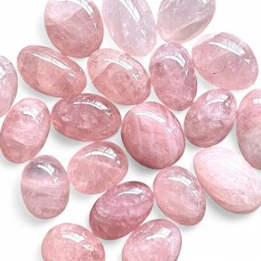Rosenkvarts | Rosakvarts Lommesten  Ekstra Fin Kvalitet til Store Lommer (3-4 cm)