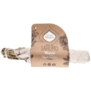 Hvid Sahumo Smudge Stick fra Argentina � Rens Energi og Skab Harmoni (15x3 cm)