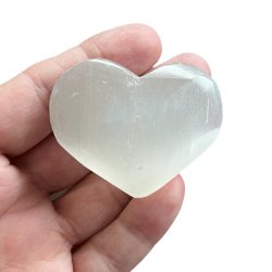 Polerede Selenit Hjerter