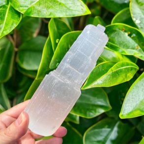 Selenit t�rne rustikke, M�l ca. 15 cm