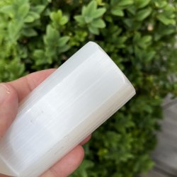 Trne i selenit | polerede | Ml ca. 8 x 3,2 cm