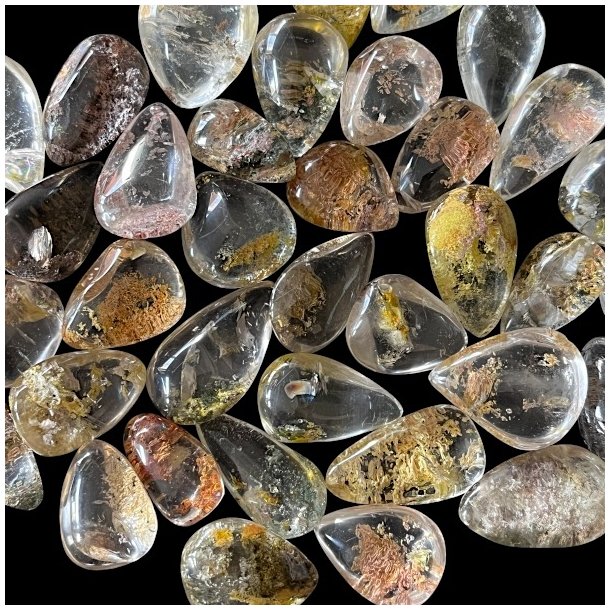 Shaman Dreamstone dr�be 2 til 2,5 cm lodolit gardenkvarts