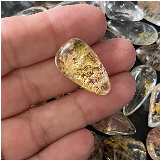 Shaman Dreamstone dr�be 2 til 2,5 cm lodolit gardenkvarts