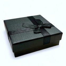 Hndlavet Shungit Krystal Armbnd i gaveske | Elastisk | 8 mm Stenperler | 15,5 -17 cm