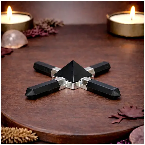 Shungit Energi Generator 10 x 10 cm � Eksklusiv Energi Beskyttelse til Hjemmet