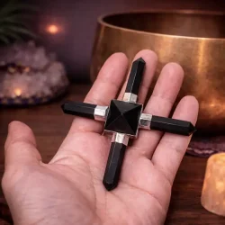 Shungit Energi Generator 10 x 10 cm � Eksklusiv Energi Beskyttelse til Hjemmet