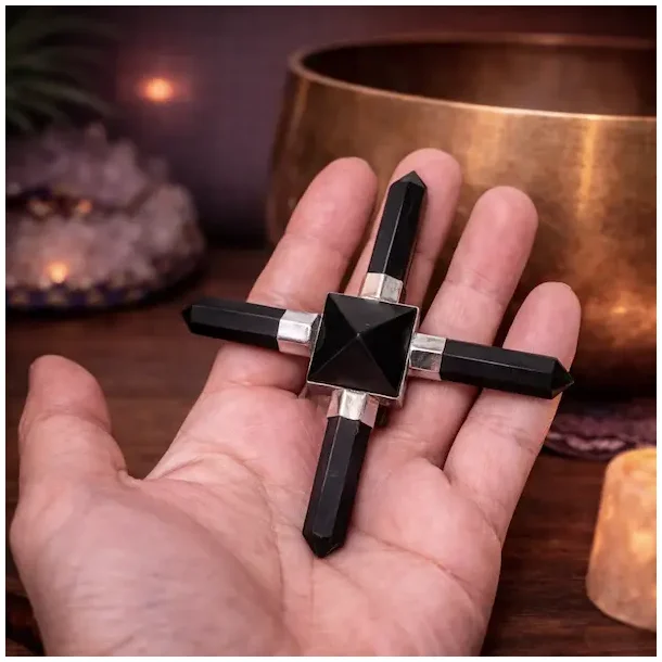 Shungit Energi Generator 10 x 10 cm � Eksklusiv Energi Beskyttelse til Hjemmet