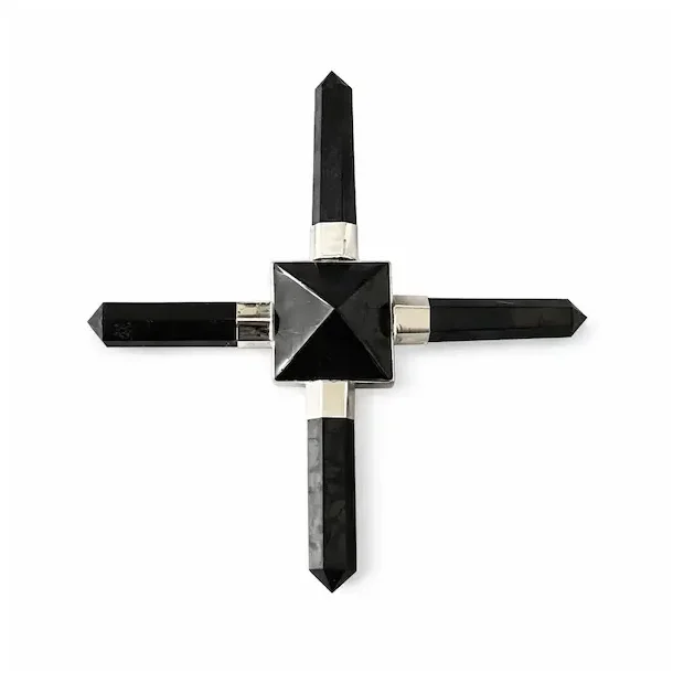 Shungit Energi Generator 10 x 10 cm � Eksklusiv Energi Beskyttelse til Hjemmet