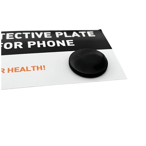 Shungit beskyttelsesplade til mobil, Ml 2,2 cm