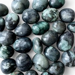 Smaragd lommesten -  Runde -  Ml  2,5 - 3 cm