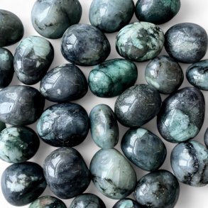 Smaragd lommesten -  Runde -  Ml  2,5 - 3 cm