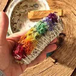 Stort Chakra Smudging Kit  Renselse &amp; Energi i Balance