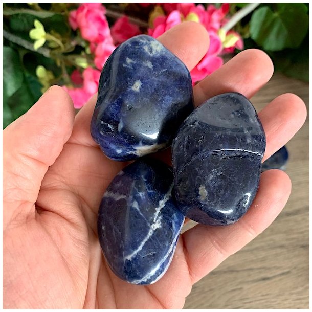 Sodalit | jumbo sten | Ml 4 - 5 cm