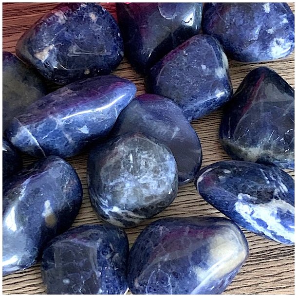 Sodalit | jumbo sten | Ml 4 - 5 cm