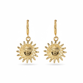 Spirituelle Sol�reringe i Forgyldt St�l � Lys, Gl�de og Indre Styrke