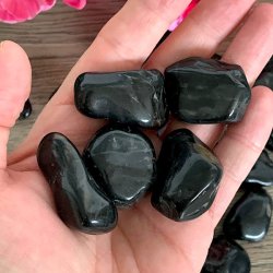 Sort Onyx | Lommesten | Ml  2,5 - 3 cm