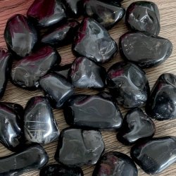 Sort Onyx | Lommesten | Ml  2,5 - 3 cm