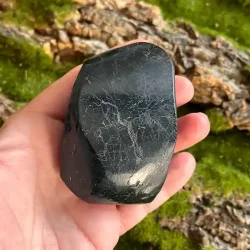 Sort Turmalin rpoleret Freeform  Beskyttelse &amp; Energirensning (B)