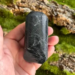Sort Turmalin rpoleret Freeform  Beskyttelse &amp; Energirensning (C)