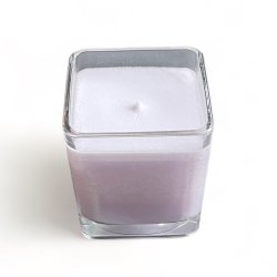 Soyavokslys i genbrugsglas 30-35 t. | Ml 7,6 x 7,6 x 7 cm