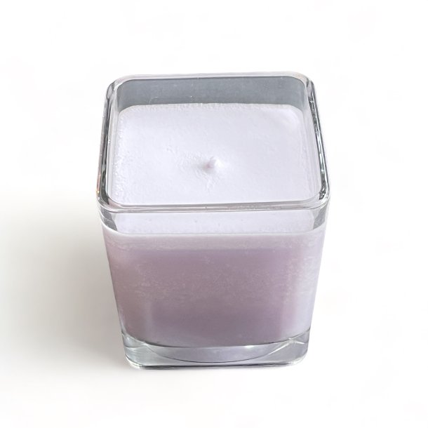 Soyavokslys i genbrugsglas 30-35 t. | Ml 7,6 x 7,6 x 7 cm