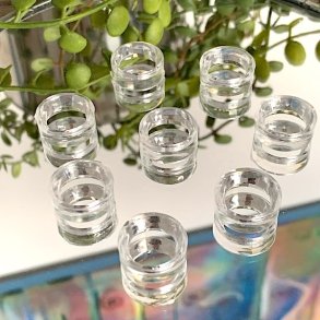 Kuglestandere transparente til sm kugler