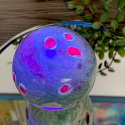 Kugle i fuschit med rubin UNIKA | Ml 6 cm