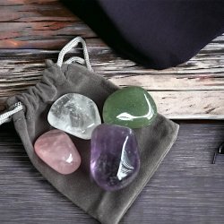 Find Ro og Balance med Vores Stresslindrende Krystalst,  Ml 2 - 3 cm