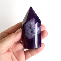 Trn i lilla agat UNIKA, 8 x 3,8 cm