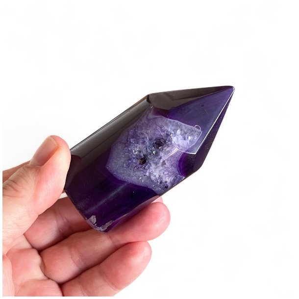 Trn i lilla agat UNIKA, 8 x 3,8 cm