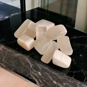 Ulexit (TV-sten) 2,53 cm  Seerens krystal til klarhed, indsigt og intuition