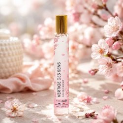Vertige des Sens Eau de Parfum 30 ml med romantisk botanisk baggrund og lyser�de blomster &ndash; feminin fransk parfume med kirseb�rblomst og musk.