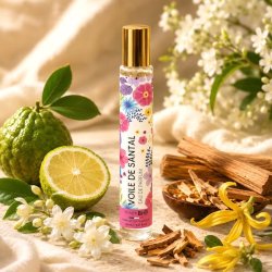 Voile de Santal eau de parfum med bergamot, jasmin, ylang-ylang og sandeltr� i elegant naturligt parfumemilj�