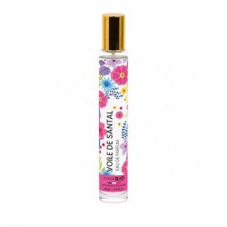 Voile de Santal eau de parfum 30 ml fra Born to Bio med hvid baggrund og elegant fransk parfumedesign